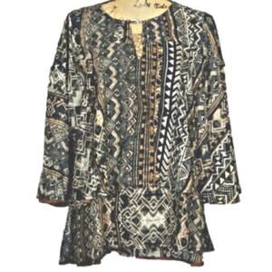 Mystree 3/4 Sleeve Blouse Size S